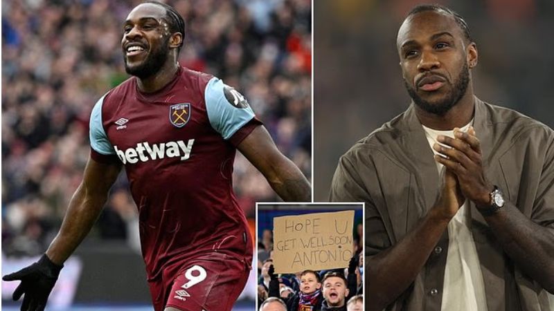 Ngã rẽ bất ngờ khi huyền thoại Michail Antonio làm nhà đài